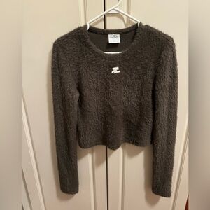 Courreges fuzzy sweater